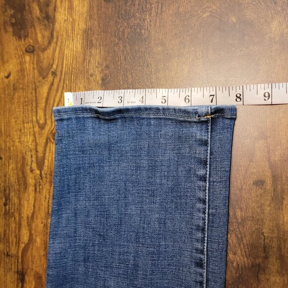NYDJ Jeans Size 10 Marilyn Straight Mid Rise Tummy Control Medium Wash Stretch - Picture 11 of 12